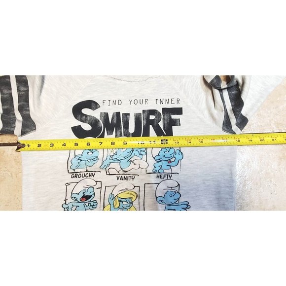 Vintage Woman's Smurf Smurfette Find Your Inner SMURF Sweatshirt S - Picture 5 of 7